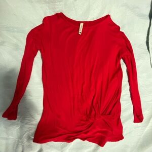 Pomelo Red Blouse Size S/M